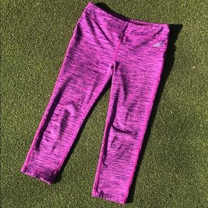 💜BCG Girls Heathered Purple Fitness Leggings